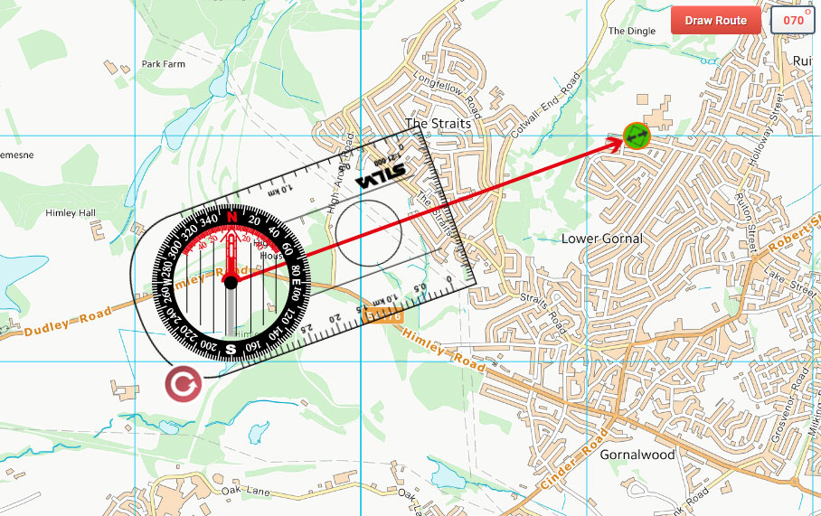 dot direction of travel