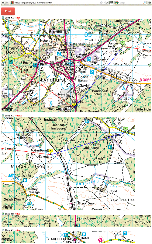 Ordnance Survey Maps Compass Print Ordnance Survey Map Routes   UserGuide32 